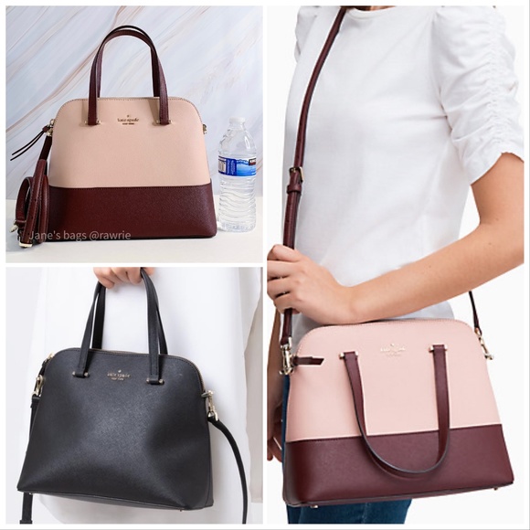 New Kate Spade Maise Medium Dome Leather Satchel - Picture 2 of 4